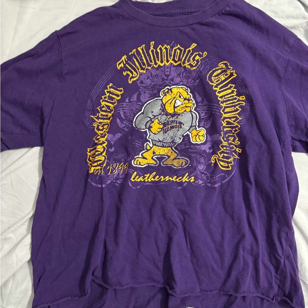 Purple Western Illinois University T-Shirt